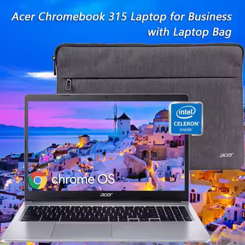 Acer Chromebook 315 Laptop for Business, 15.6" HD Display, Intel Celeron N4020, 4GB RAM 64GB eMMC, I