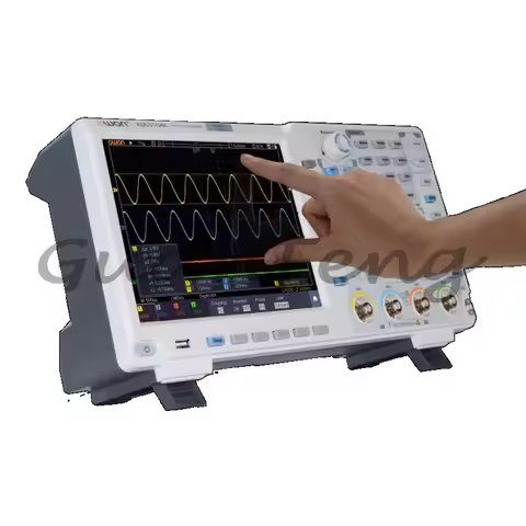 OWON Oscilloscope 4CH 8 / 14bit Touch Screen Digital Oscilloscope 100Mhz Portable Bench Type High Ac