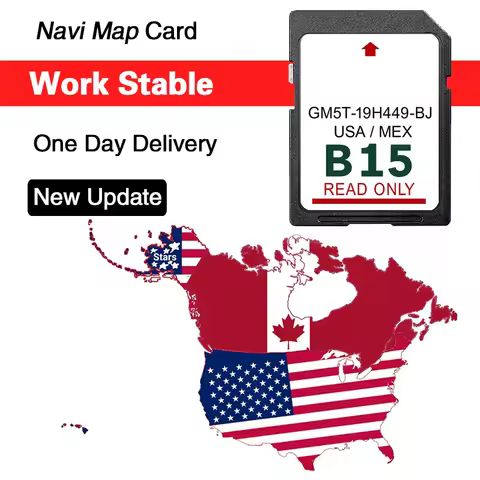 New for Ford F150 C-Max Multimedia Navigation B15 Maps GPS USA MEX 2024 Sat Nav SD Card 32GB GM5T-19