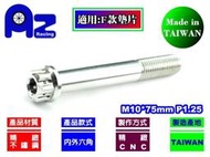 精緻CNC不鏽鋼 內外六角 螺絲 M10*75mm 牙距:P1.25 (台灣製)