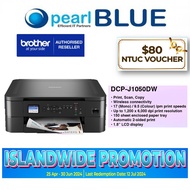 [READY STOCK] Brother DCP-J1050DW Inkjet Printer | Stylish and Compact Multifunction colour A4 wireless inkjet printer- [FREE $80 NTUC VOUCHER FROM BROTHER SG) - 25APR-30 JUNE 2024