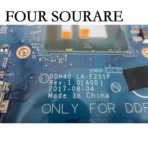 for DELL INSPIRON 14 7472 7572 Laptop Motherboard I5/I7 CPU LA-F251P CN-0RN0N1 CN-0T3H19 Mainboard