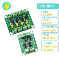 PC817 Double & 4 Channel 817 Optocoupler Voltage Isolation & Translation Module