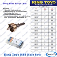 KING TOYO HSS HOLE SAW