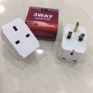 CHL7387 UK 13A 3WAY ADAPTOR PLUG