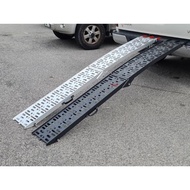 Aluminium Ramp bike motorcycle ladder tangga motor 4x4 LADDER BIKE FOLDING STAGE RAMP TRANSPORT ANTI-SLIP NAIK LORRY