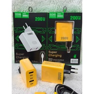 [TR-480] Original Xwin Dw-03 200W 5USB Charger (2USB-A + 3USB-C)