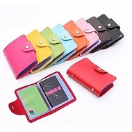 Imported 24-CARD Leather Wallet with 24 Button Slots