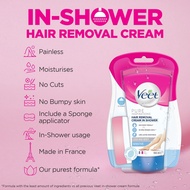 Veet hair removal cream in shower for sensitive skin 150ml