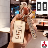 Mitsubishi Mirage/Pajero/Attrage/Triton/Outlander/ASX 2/3 Buttons Remote Car key cover keychain key 