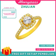 [RG5010] Cincin BERTUNANG ZHULIAN Gold Plated Ring Jewellery Cincin Zhulian Original Zhulian Ring