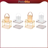 PETSOLA Beverage Dispenser with Spigot with Stand and Lid Beverage Container Drink Dispenser Fruit T