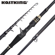 （A Sell Well）☏⊙ KastKing Blackhawk II Carbon Spinning Casting Rod M MH Power Ultralight Telescopic Fishing