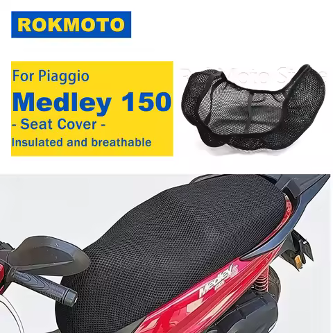 For Piaggio Medley 150 Medley150 Motorcycle Accessories Protecting Cushion Seat Cover Breathable Com