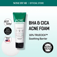 【Duty free】SOME BY MI 30 Days Miracle Acne Clear Foam 100ml [Oily Skin Facial cleanser, AHA, BHA, PHA Cleansing foam]