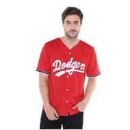 MERAH (BASEBALL T-shirt) dodgers Red Men Women BASEBALL JERSEY