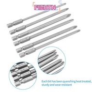 FIGHTN 10pcs Screwdriver Bit Set, S2 Steel 1/4 Inch Hex Shank Cross Head Screwdriver Bits, Durable 1