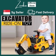 Excavator ride on kids ride-on toys car Manual Operated Excavator Ride On Toy truck