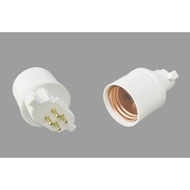 Quanyang Hydroelectric Material 27W BB to E27 Lamp Holder Adapter FDL 27W to E27 Lamp Holder Adapter