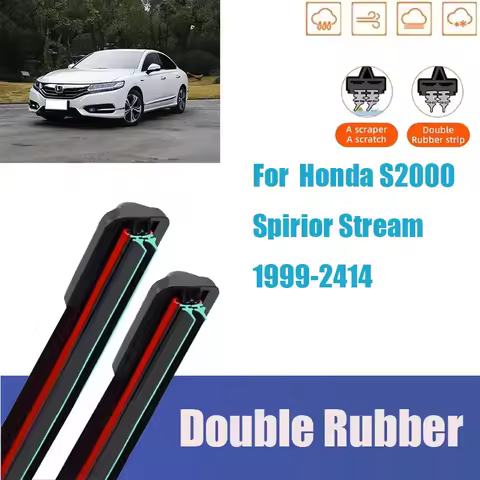For Honda S2000 Spirior Stream Front Windshield Wiper General Motors Multifunctional Double Rubber C