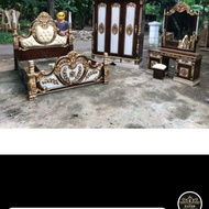 kamar set cinta jati finishing