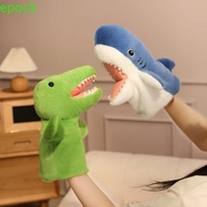 EPOCH Animal Hand Puppet, Storytelling Frog Stuffed Plush Shark Toys, Kawaii Early Education Duck So