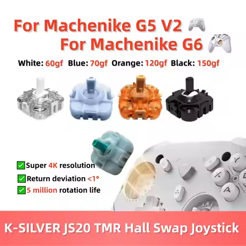 8Pcs Hall Hot Swap Joystick For MACHENIKE G6pro G5pro V2/Thunderobot G80 Game Controller JH20 Hall J
