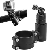 BESTAOO UTV ATV Camera Mount Aluminum 360° Rotaion Action Camera Roll Bar Mount Compatible with GoPr