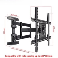 Large Screen TV Wall Mount Bracket Rotatable Extendable Suitable for Hisense Xiaomi 75 85 98 100 Inc