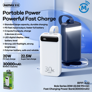 Remax Portable Power Bank 30000Mah 20W+22.5W Rpp-522 Fast Charging