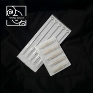 1 RL5 Tattoo Needle Board + R5 Dispotip - Hand Poke - Pair of Needle Tattoo Round Liner Coil & Rotar