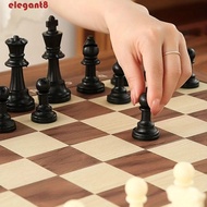 ELEGANT Solid Wooden International Chess, Chessboard Magnetic Educational Chess Game Set, Foldable P