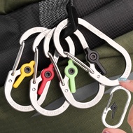 Durable High Strength Anti Deformation Mountaineering Hook Outdoor Stainless Steel Anti-Lost Keychai