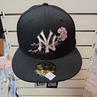 MLB Dotted Floral New York Yankees 59th Fift.  And cap tight ny hip-hop street men not adjustable fu