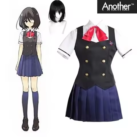 Mei Misaki Izumi Akazawa Cosplay Costume Another Sailor School Uniform Full Set for Women Halloween 