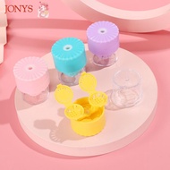 JONYS Glasses Lenses Box Travel Manually Portable Glasses Lenses Container