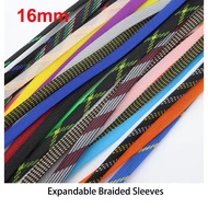 1 meter 16mm Protective Cable Heat Resistant Cable Wrap Pet Sleeve Sleeving Cable 16mm