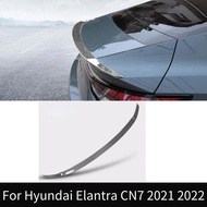 Car Rear Trunk Lid Lip Body Kit Spoiler Wings For Hyundai Elantra CN7 2021 2022 Sport Styling Carbo