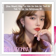 (Fast delivery) BellaDonna Exquisite and Sharp Design Stone Bow Earrings 49