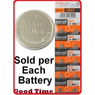 MAXELL ORIGINAL ALKALINE LR41 BATTERY