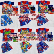 Book 1 A - 100% COTTON SHORT PANT Pyjamas Budak 2-8 tahun