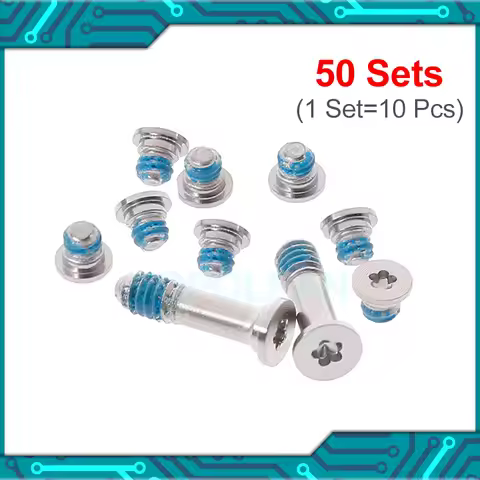 50 Sets For Macbook Air 11" 13" A1369 A1370 A1465 A1466 Bottom Cover Screws Set 2010-2017