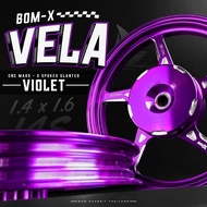 bom x rangsit CNC mags 5 spokes vela x14 MiOsporty/MiO m3/click/beat