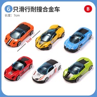 Mini Metal Car Model Toy Set Racing Car Sliding Vehicle Childrens Gift Set Pretend Play Runing Home