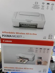 大量Canon MG3077 wifi printer 送canon相紙