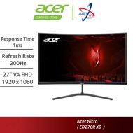 ACER Nitro ED270R X0 27" CURVED GAMING MONITOR ( 27" VA FHD 1MS / 200Hz / AMD FREESYNC / HD MI + DP 
