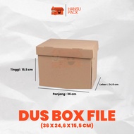 Archive Box 36x24.6x15.5 Cm Archive Box File Box Document Box Archive Cardboard File Box BFlute Reta