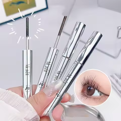 Waterproof Spiral Brush Head Mascara Steel Tube Long-Lasting Easy Apply Beginner-Friendly Party Make