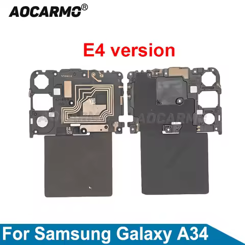 Aocarmo For Samsung Galaxy A34 5G A73 A53 A54 A33 A346 Motherboard Cover Plate With NFC Flex Repair 