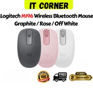 Logitech M196 Wireless Mouse [Bluetooth/Comfortable Shape/Compact Design]